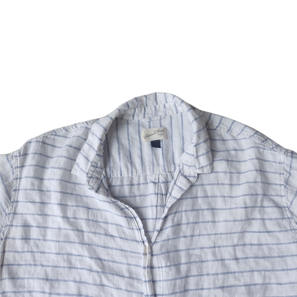 Universal Thread Striped Linen Button Down - Picture 2 of 6